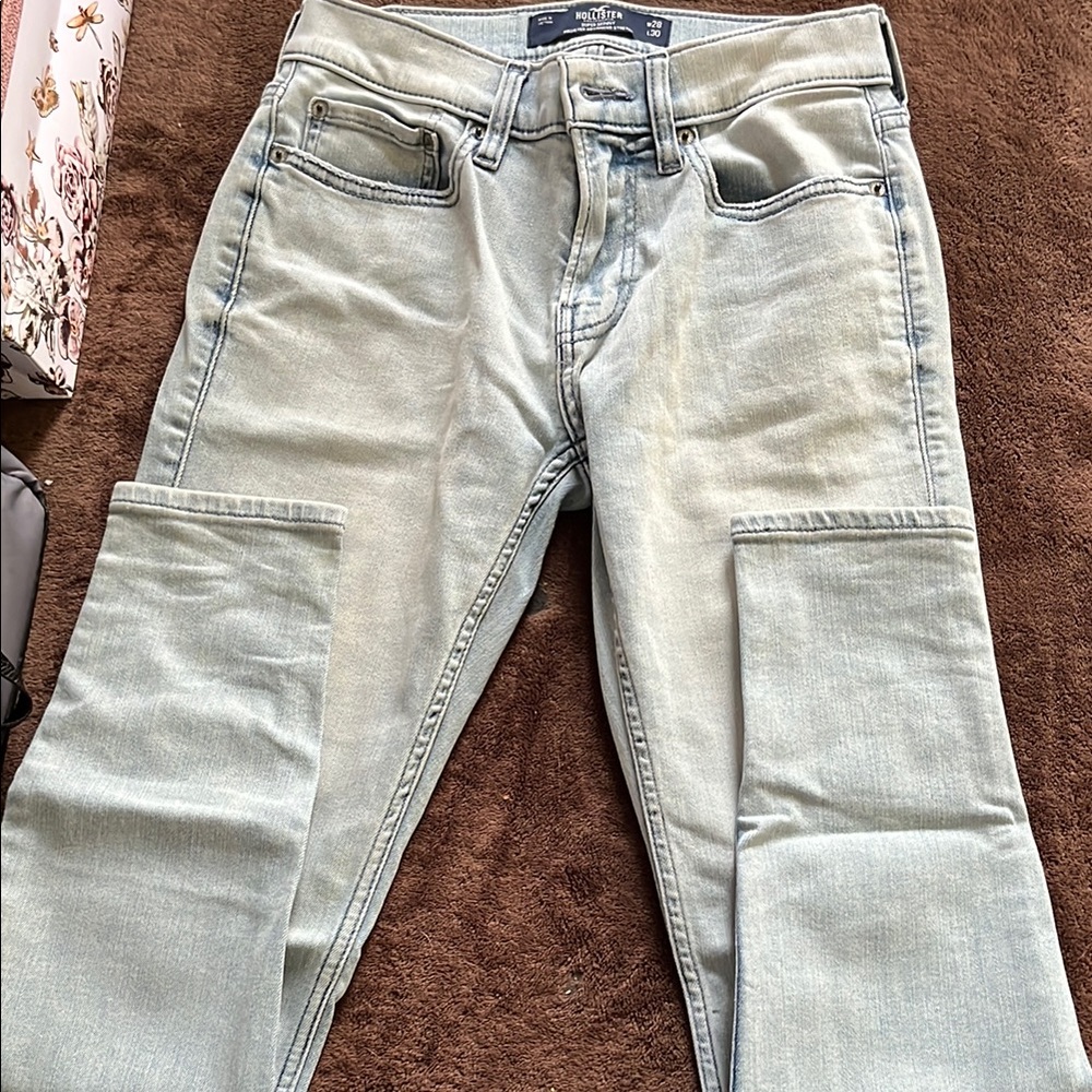 Hollister Light Wash Denim Jeans
